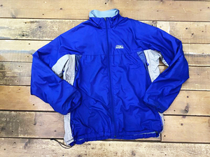 ☆Patagonia/パタゴニア 00年製 ベロシティシェルジャケット 84322 sizeL メンズ ブルー アウトドア スポーツ 古着 used☆