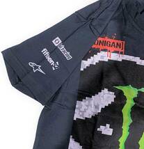 HOONIGAN RACING フーニガン MONSTER ENERGY モンスターエナジー USフラッグ43 Kenblockオフィシャル Ｔシャツ ネイビー L 並行輸入品_画像5