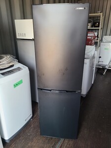 アイリスオーヤマ 2ドア冷蔵庫 162L 2020年製 ブラック IRSE-16A-B