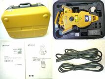 定価197万円 TOPCON トプコン パルス ノンプリズム トータルステーション GPT-7005 バッテリー充電器 測量測定校正 取説 ハードケース 現状_画像10