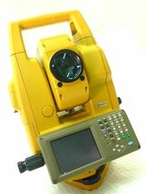 定価197万円 TOPCON トプコン パルス ノンプリズム トータルステーション GPT-7005 バッテリー充電器 測量測定校正 取説 ハードケース 現状_画像2