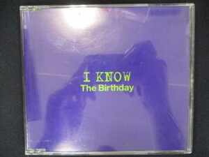 675＃レンタル版CDS I KNOW/The Birthday