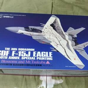 80S《同梱可》1/72 航空自衛隊 F-15Jイーグル 第305飛行隊 航空自衛隊50周年記念塗装機 梅と筑波山 [AC-45]