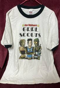 '98 US古着 IMAGE COMICS『JIM MAHFOOD'S GRRL SCOUTS』Tシャツ XL 送料込み