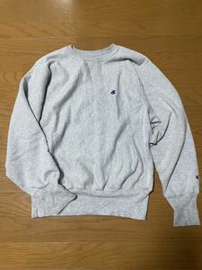 90's 刺繍タグ Champion チャンピオン rever seweave リバースウィーブ グレー 灰色VINTAGE ビンテージ スウェット M