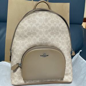 コーチシグネチャーリュック！ レザーリュック COACH