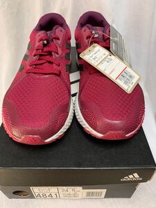 adidas aero bounce rc ランニングシューズ チェリーピンク 24.5cm. タグ付き未使用品