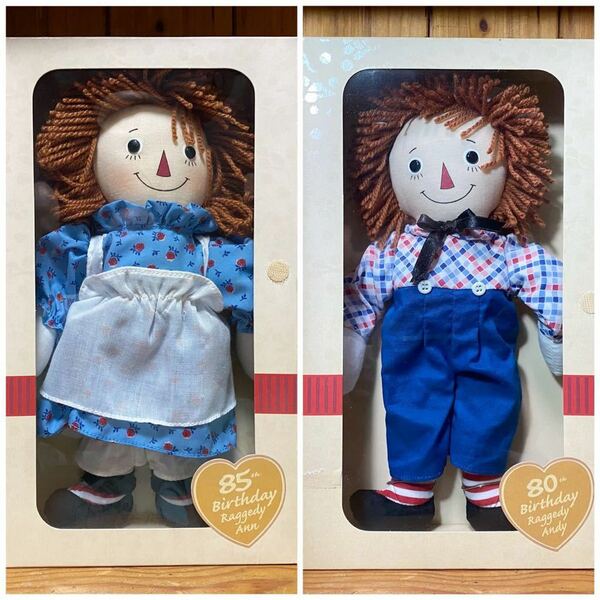 Raggedy Ann 85th Birthday Raggedy Andy 80th Birthday DAKIN Signature Collection ラガディ アン&アンディ　バースデー