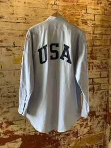 90s RALPH LAUREN SPORT OXFORD B.D.SHIRT USA ラルフローレンスポーツ オックスフォードシャツ BDシャツ ボタンダウンシャツ 80s アメカジ