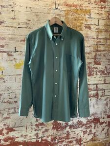 ~70s ARROW GREEN B.D.SHIRT ヴィンテージ ビンテージ グリーン 緑 BDシャツ ボタンダウンシャツ アメトラ トラッド TRAD 60s 送料無料