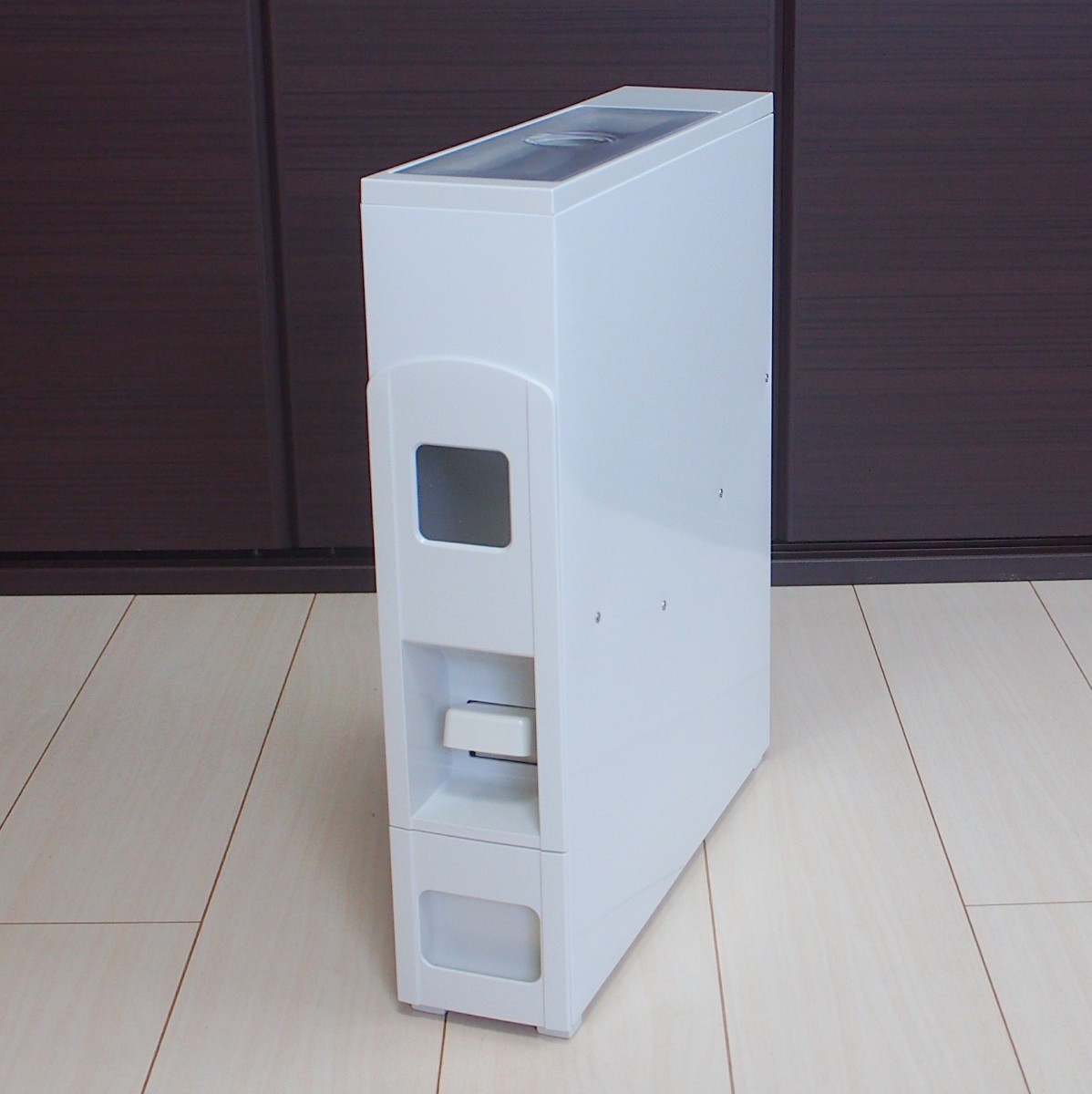 ☆白色 無洗米兼用コンパクトライスボックス(米びつ) 32kg 新品