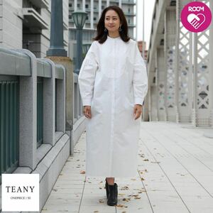 TEANY ティーニー　eri コラボワンピース タキシードシャツワンピース