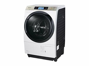 (中古品)Panasonic ドラム式洗濯乾燥機 左開き 10kg クリスタルホワイト NA-VX9500L