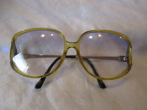 #Christian Dior Dior Vintage sunglasses lady's gradation green × gold group beautiful goods #