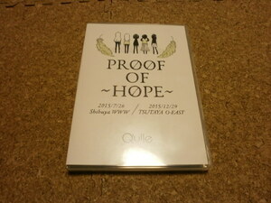 Q'ulle【Proof of ～HOPE～】★2DVD★