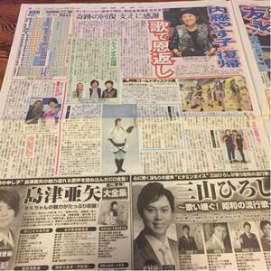 2016.2/27新聞 内藤やす子賀来千香子KREVA内博貴市川月乃助つんく♂アップアップガールズ（仮）