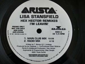 12''　LISA STANSFIELD / HEX HECTOR REMIXES I'M LEAVIN'
