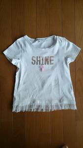 [GLOBALWORK] glow bar Work * Kids T-shirt *USED*XL