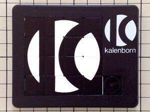  foreign. puzzle : Kalenborn design miscellaneous goods advertisement .. Europe Vintage 