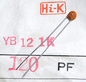 KCK HE40SJ-YB121K Hi-K セラミックコンデンサ (50V/120pF)[20個組]【KW207】
