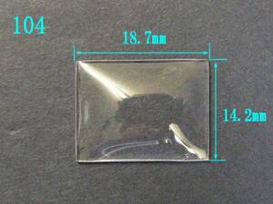  wristwatch for windshield length insect rectangle rectangle 18.7mm×14.2mm parts parts ( control 104)