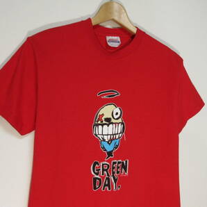 美品 00s初期 GREEN DAY グリーンデイ 両面プリントTシャツ 2000コピーライト 表記サイズYOUTH L（14～16） 送料230円の画像1