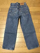 LEVI’S 550 RELAXED FIT JEANS size-W22.5L23.5(平置き29股下59) 中古(美品) 送料無料 NCNR_画像2