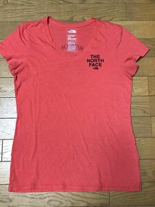 THE NORTH FACE WOMEN’S SLIM FIT SHORT SLEEVE T-SHIRTS size-M(着丈62身幅46) 中古 送料無料 NCNR