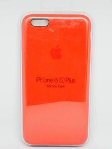 [ не использовался ] бесплатная доставка Apple iPhone 6s Plus силиконовый чехол orange 