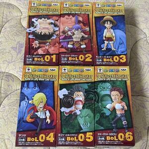 【ルフィ(タンクマン/スネイクマン)/クラッカー/カタクリ/サンジ】全6種 ワンピース ワールドコレクタブルフィギュア Battle of Luffy WCF