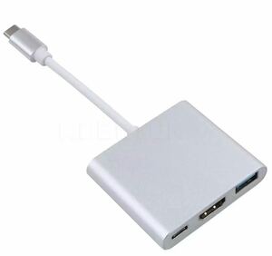 超便利！HDMI変換アダプター　マルチアダプター　USB-C　HDMI出力　外部出力