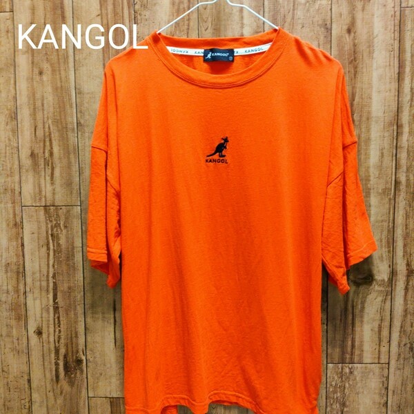 KANGOL カンゴール 半袖 Tシャツ ビッグシルエット オレンジ
