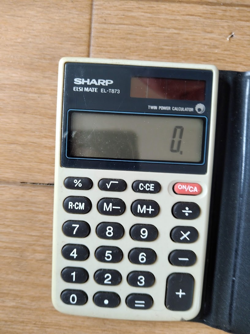 格安通販新作  1219B レトロ　電卓　GENERAL オフィス用品一般