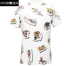 ハイドロゲン Tシャツ メンズ 半袖 ティーシャツ カットソー サイズL HYDROGEN 300644 001 新品_画像1