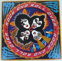 ☆LPレコード!KISS キッス 地獄のロック・ファイアー ROCK AND ROLL OVER USED品☆_画像1