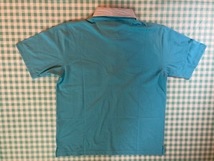 未使用品　マクレガー　McGREGOR SPORTWEAR　半袖シャツ　サイズＬ　吸汗速乾　「さらっとした肌ざわり」　綿55％　やや薄手生地　水色_画像2