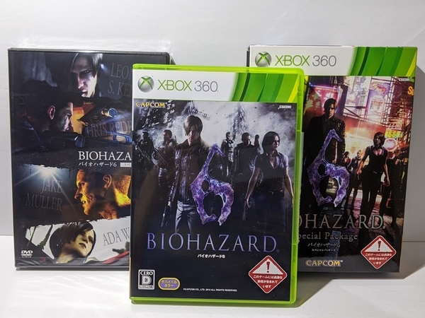 【DVD未開封】XBOX360 バイオハザード6 スペシャルパッケージ カプコン BIOHAZARD 6 Special Package マイクロソフト