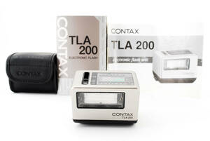箱付き 美品!! CONTAX コンタックス TLA200 ストロボ フラッシュ Gシリーズ #968532