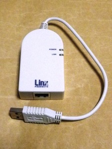 [ 任天堂 Wii Wii U SWITCH 専用 LAN アダプタ Linx LX-NWI017 ]