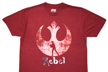 【L】映画 スターウォーズ REBEL レベル 反乱同盟軍 キャラクター Tシャツ メンズL STAR WARS 古着 BA3267_画像3