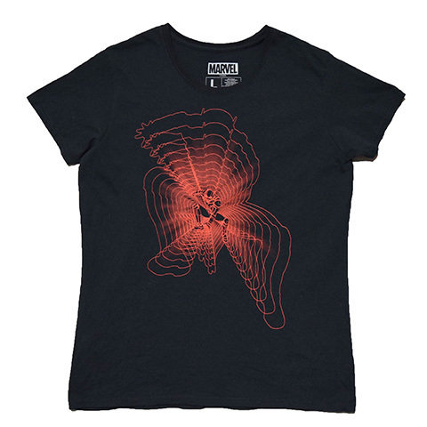 【L】マーベル アントマン キャラクター Tシャツ レディースL MARVEL アメコミ ANTMAN 古着 BA3295