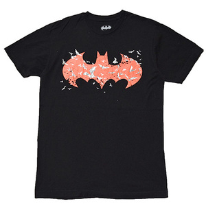 【M】DCコミックス バットマン ロゴプリント キャラクター Tシャツ メンズM BATMAN アメコミ 古着 BA3320