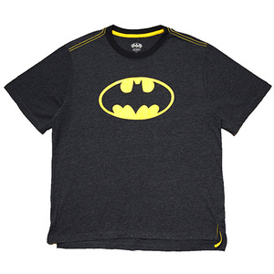 【M】DCコミックス バットマン ロゴプリント キャラクター Tシャツ メンズM BATMAN アメコミ アメカジ 古着 BA3325