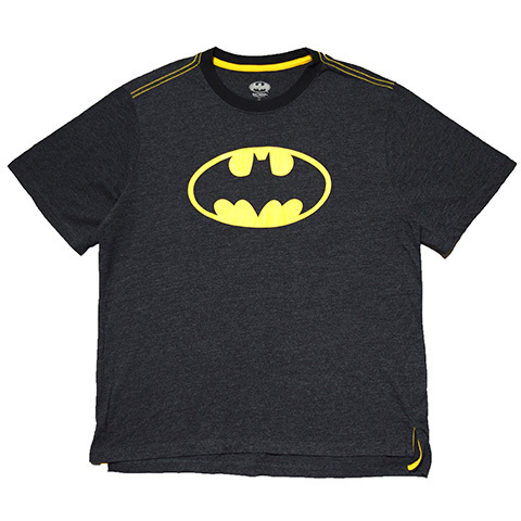 【M】DCコミックス バットマン ロゴプリント キャラクター Tシャツ メンズM BATMAN アメコミ アメカジ 古着 BA3325