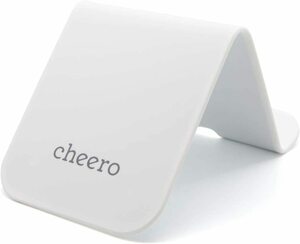 新品 送料無料 cheero CLIP Plus 万能 クリップ ボード シリコン スマホスタンド タブレットスタンド CHE-330 ホワイト 白　自在　チーロ