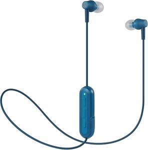 新品 送料無 メーカー保証有 ATH-CK150BT BL audio-technica オーディオテクニカ ワイヤレスイヤホン ブルー 青リモコン マイク Bluetooth