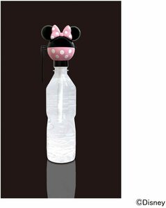 新品 送料無料 カシムラ ペットボトル式加湿器 超音波式 TD-9 ミニーマウス ピンク　ディズニー　かわいい　携帯　持運び　