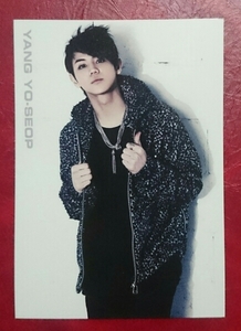 Beast Yang Yosop Shock Trading Card yoseop Japan Edition Японская версия Япония