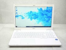 ☆富士通☆LIFEBOOK☆AH42/X☆Celeron 3865U 1.80GHz/4GB/1TB/Sマルチ/無線/カメラ/Office/Windows 10 Home DtoD領域/難有り☆1円☆_画像1