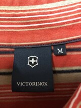 ◆VICTORINOX ビクトリノックス 半袖ポロシャツ マルチカラーストライプ　M_画像4